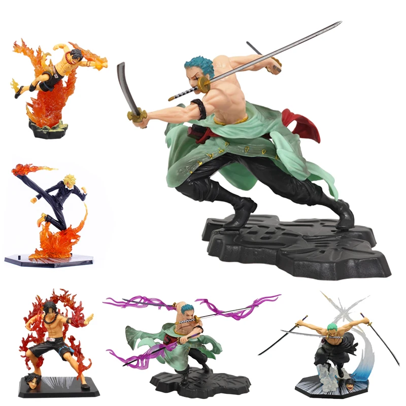Anime Figure One Piece Luffy Roronoa Zoro Three-Blade Sa-Maximum Manga Statue PVC Action Collection Model Toys