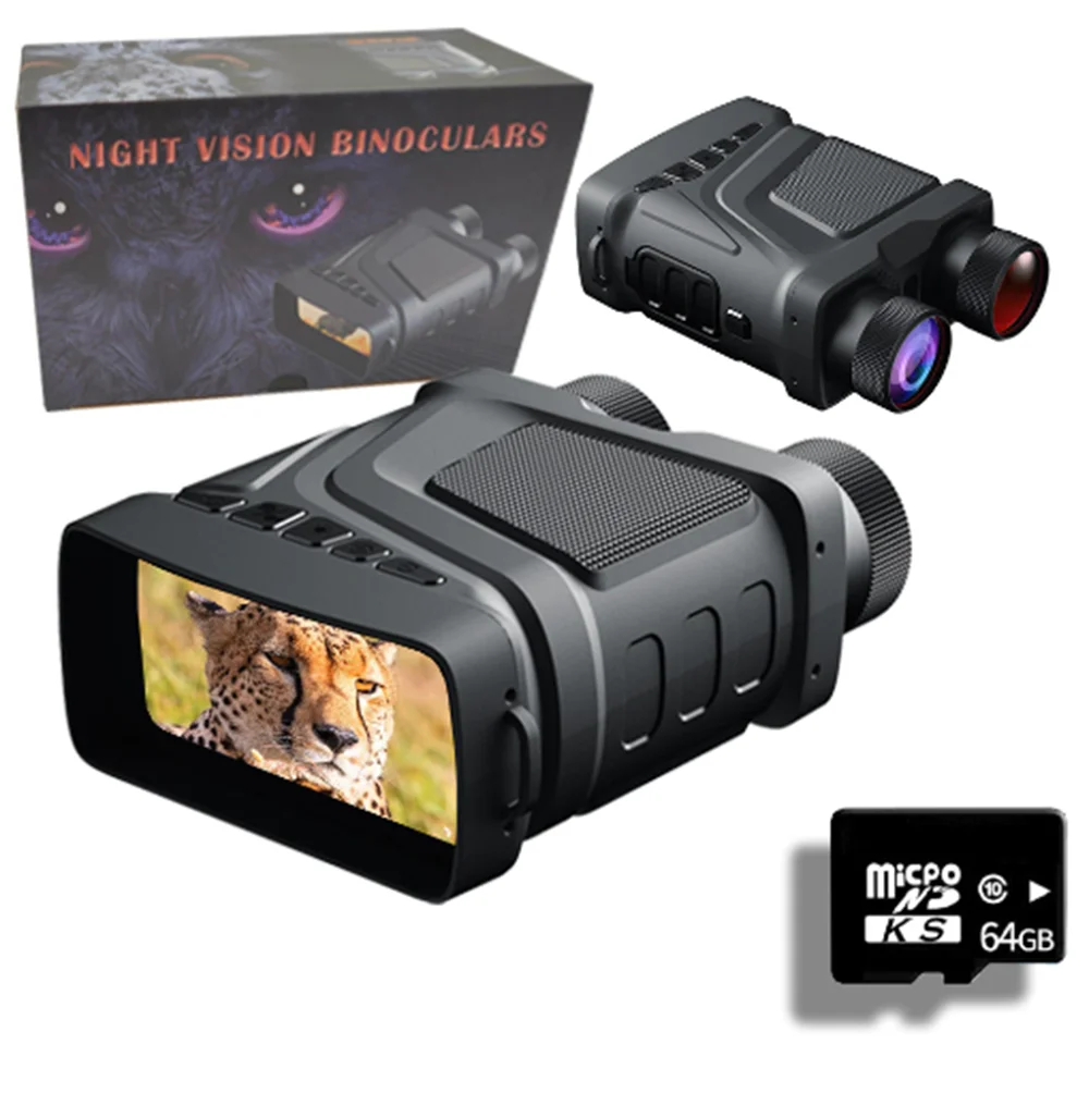 Night Vision Binoculars 850nm Infrared Hd 5x Digital Zoom Telescope