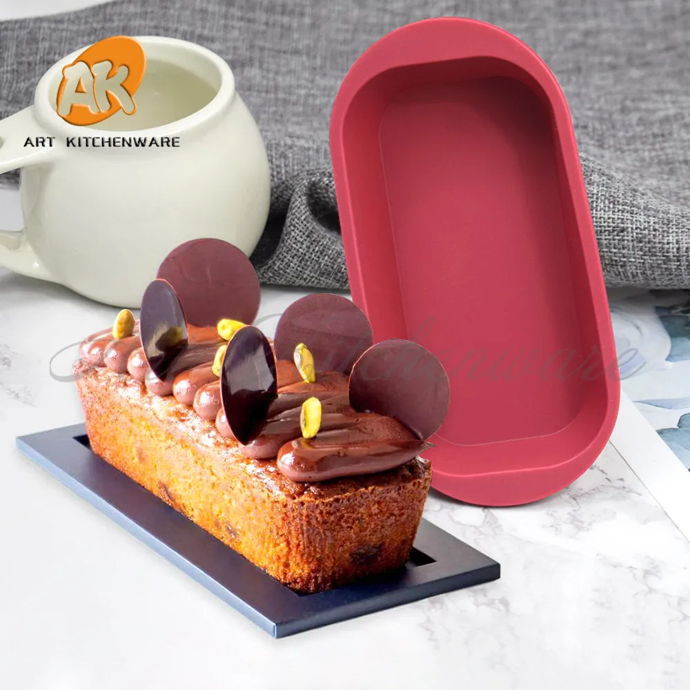 

3D Small French Loaf Silicone Baking Pan Mold DIY Chocolate Cheese Mousse Mould Chiffon Bread Cake Decor Tools Kitchen Bakeware