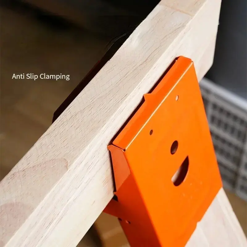 Woodworking Table Bracket Fixing Clips Connectors Adjustable Anti-Slip Design for Reinforcement and Decoration Support 2PC