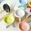 150ml Big Dogs Bowl Thick Ceramic Ceramic Pet Food Feeders Small Medium Large Dog Feeding Supplies With Metal Stand