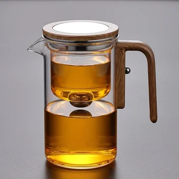 One-Click Filter Glass Teapot 1