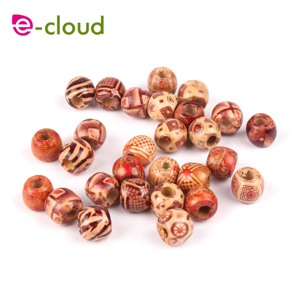 Hair Beads Dreadlocks Wood Wooden Hair Beads Braids Dreadlock