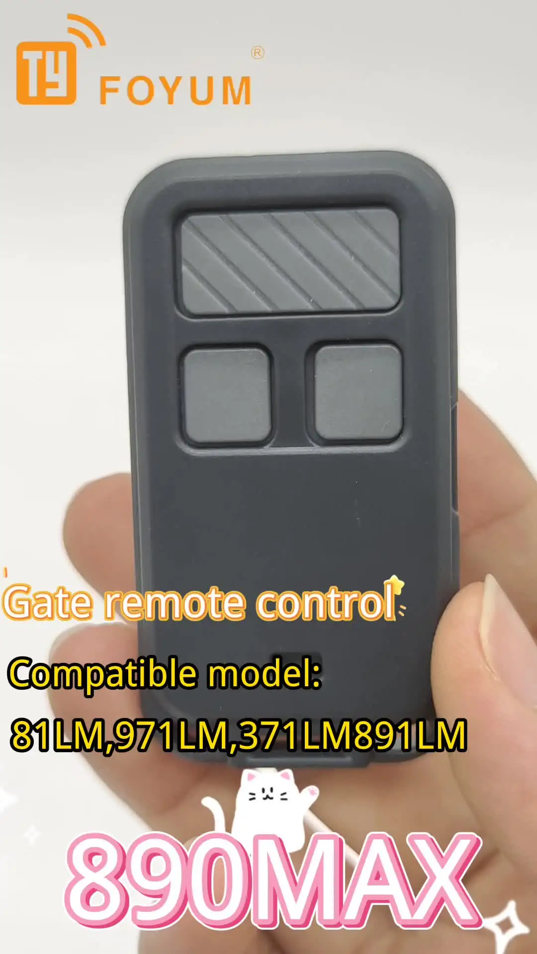 Мини-брелок для гаражных ворот с дистанционным управлением 310/315/390 подвижным