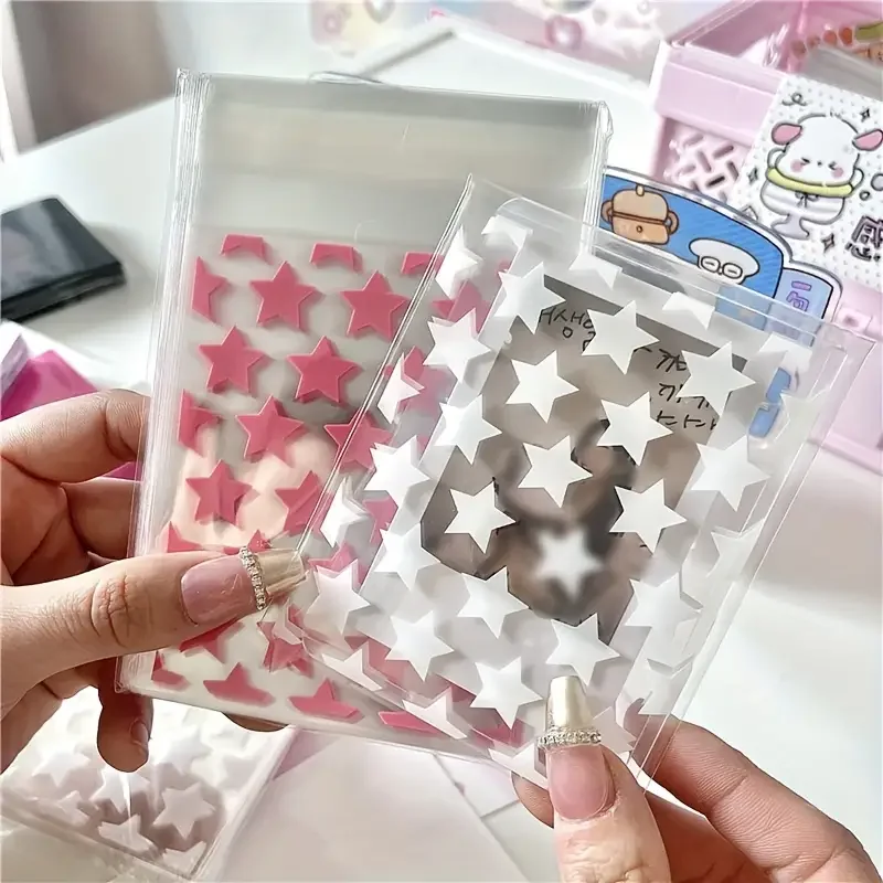 Star Self-adhesive Bags 100 pcs For Card Packaging Card Sleeve Gift Jewelry