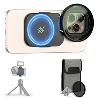 JJC 67mm ND2-128 Variable ND Filter Magnetic Lens Filter Adapter Kit For iPhone 16 15 14 Pro Max Plus Vlogging Video Recording 1