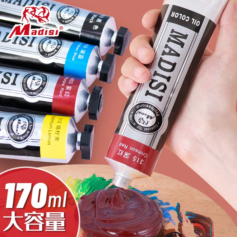 Ginflash 1PC Oil Paint 40ml/Tube Beginner Professional Art Supplies Painting Material