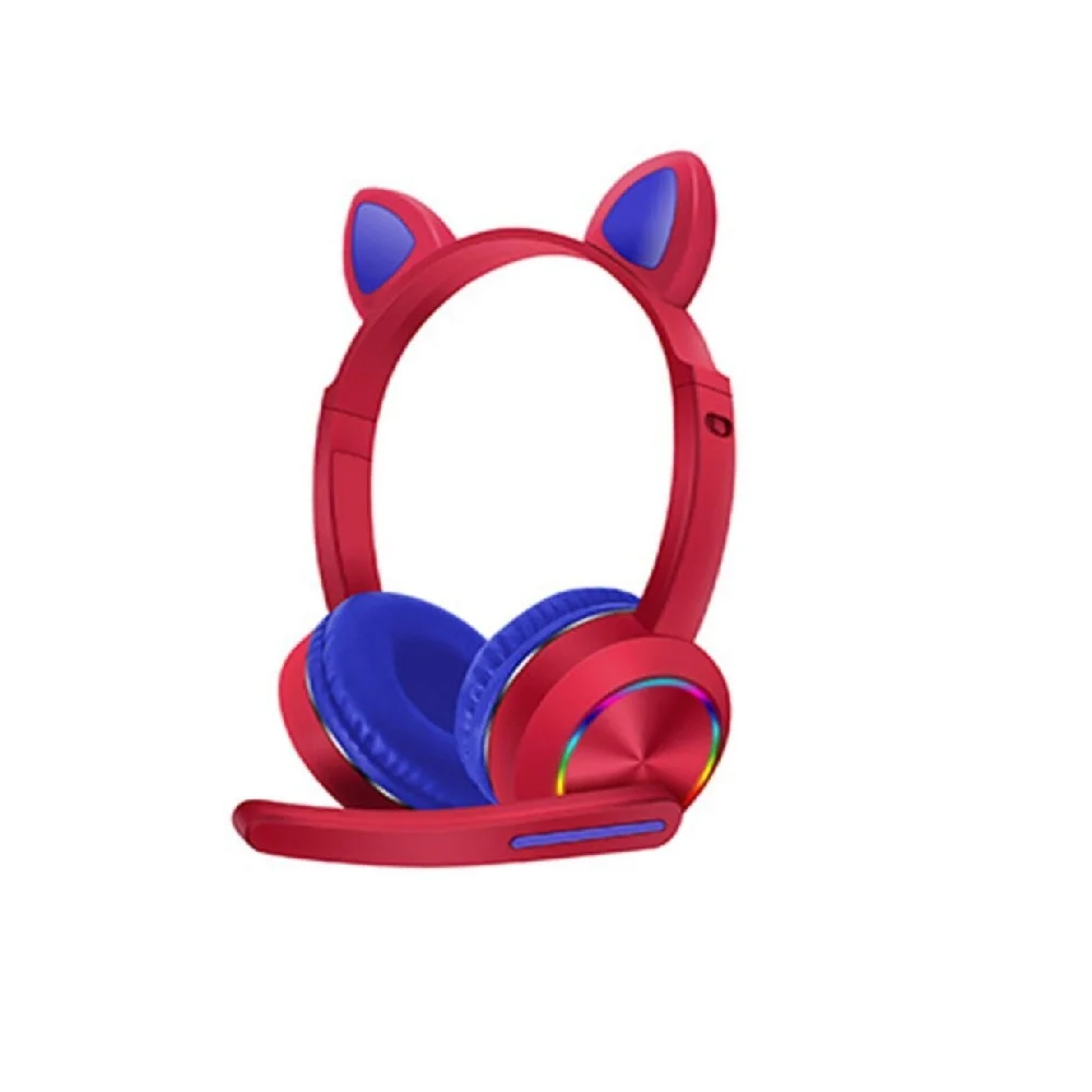 Sunix Cat Ear Bluethooth Earphone With Mic Red | Электроника