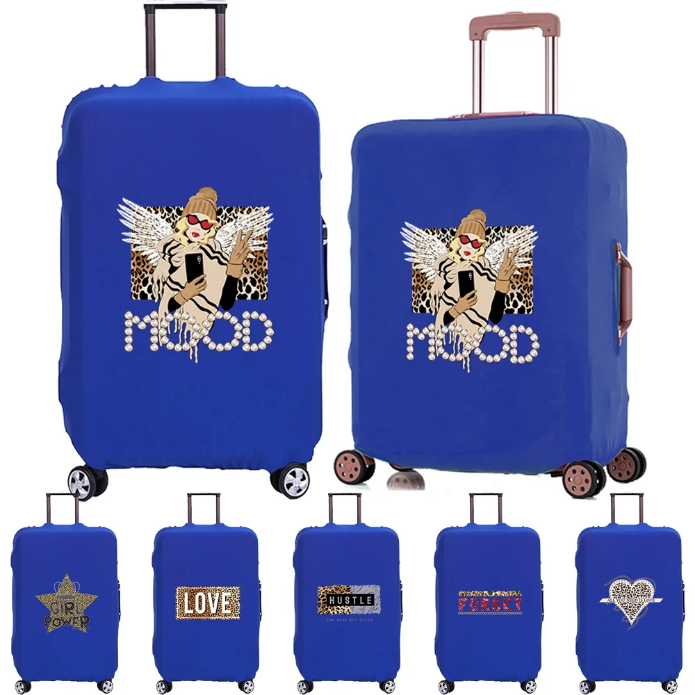 

Travel Luggage Protective Cover Leopard Pattern Travel Accessories Elastic Suitcase Case Apply To 18-28inch