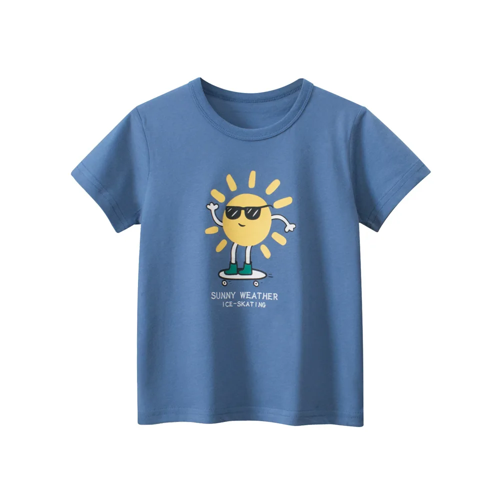 

1-9T Toddler Kid Tshirt Baby Boy Girl Summer Tee Top Casual Loose Clothes Short Sleeve Infant T Shirt Childrens Outfit