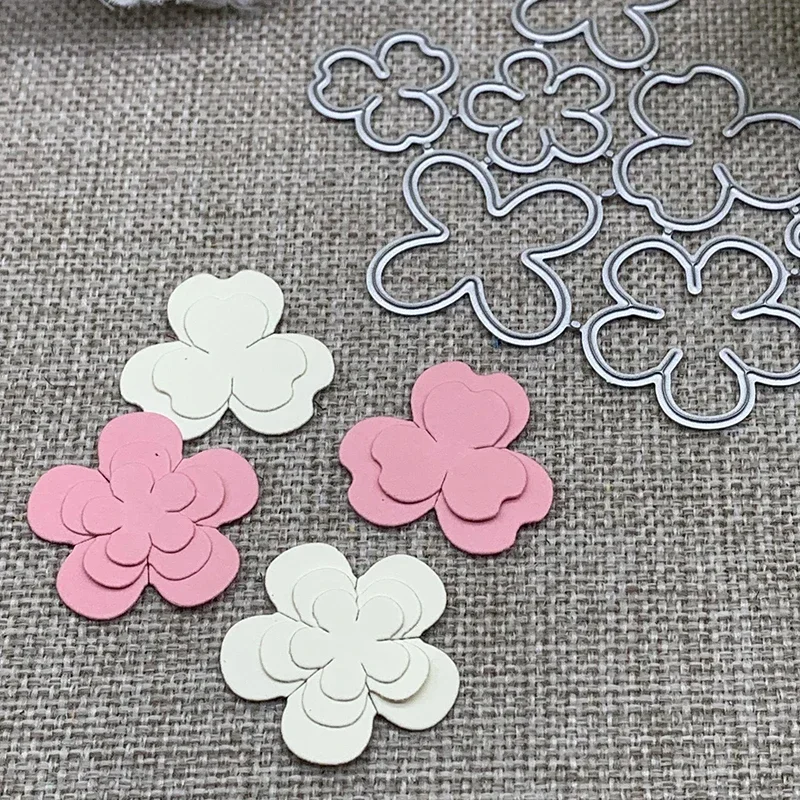 Neue Blumendekoration Metall-Stanzformen Schablonen für DIY Scrapbooking Dekorative Handarbeit Stanzschablone Form