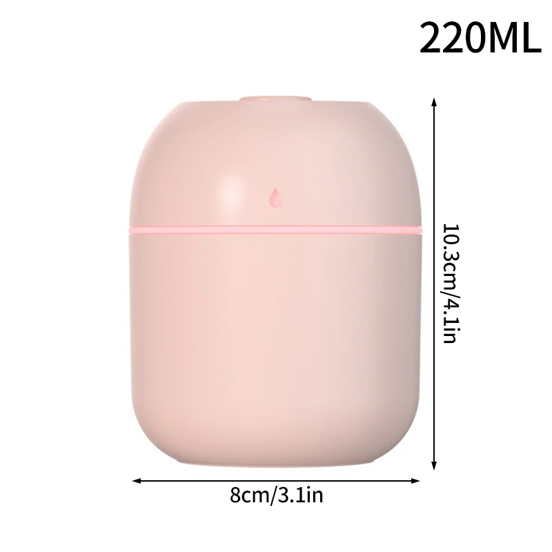 220ml Air Humidifier Fragrance Aroma Diffusers Car Perfume Diffuser Aromatherapy Mist Maker Essential Oil Purifier Lights