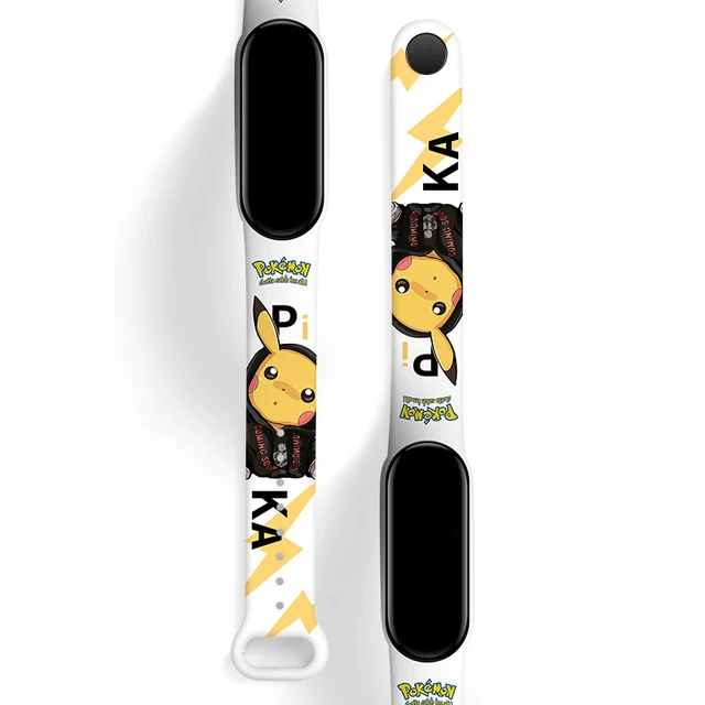 New Pokemon Electronic Watch Pikachu Cartoon Digital Electronic Waterproof LED Watch Wristband Children's Toy Christmas Gift 1pcs watch