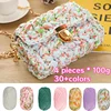 4Pcs 100g/Pc Crochet Knitting Tape T Shirt Thick Cloth Fabric Strip Yarn Craft For Hand Knitting DIY Mat Slipper Basket line 1