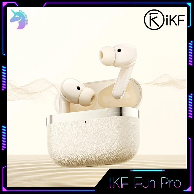 

Ikf Fun Pro Wireless Bluetooth Earphone Anc In-Ears Earbuds Headset Active Noise Reduction Earphones Long Endurance Music Gift