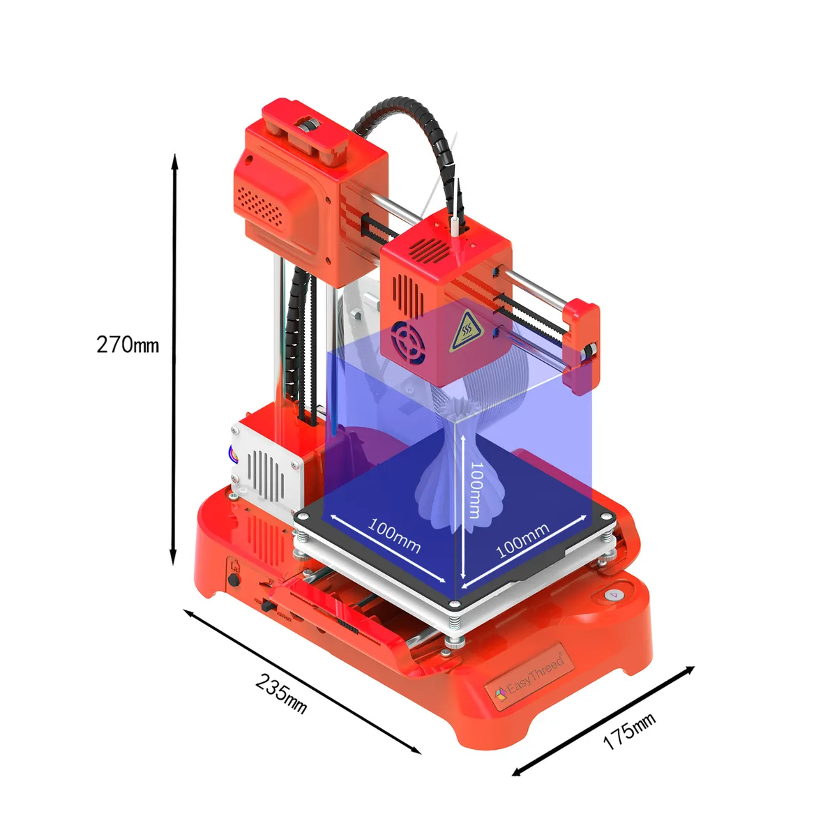 K9 EasyThreed K7 3D Printer Mini Quick Install One-click Printing Silent Mainboard Impresora 3d Printer Kit For DIY Kids Gift — view 4
