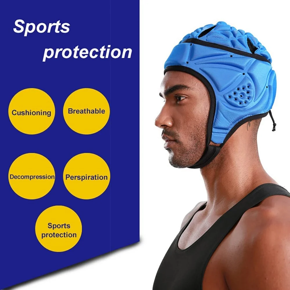 rugby headguard Rugby Football Helmet Headguard Goalie Hat Cap Soft Protective Rugby Headguard Adult