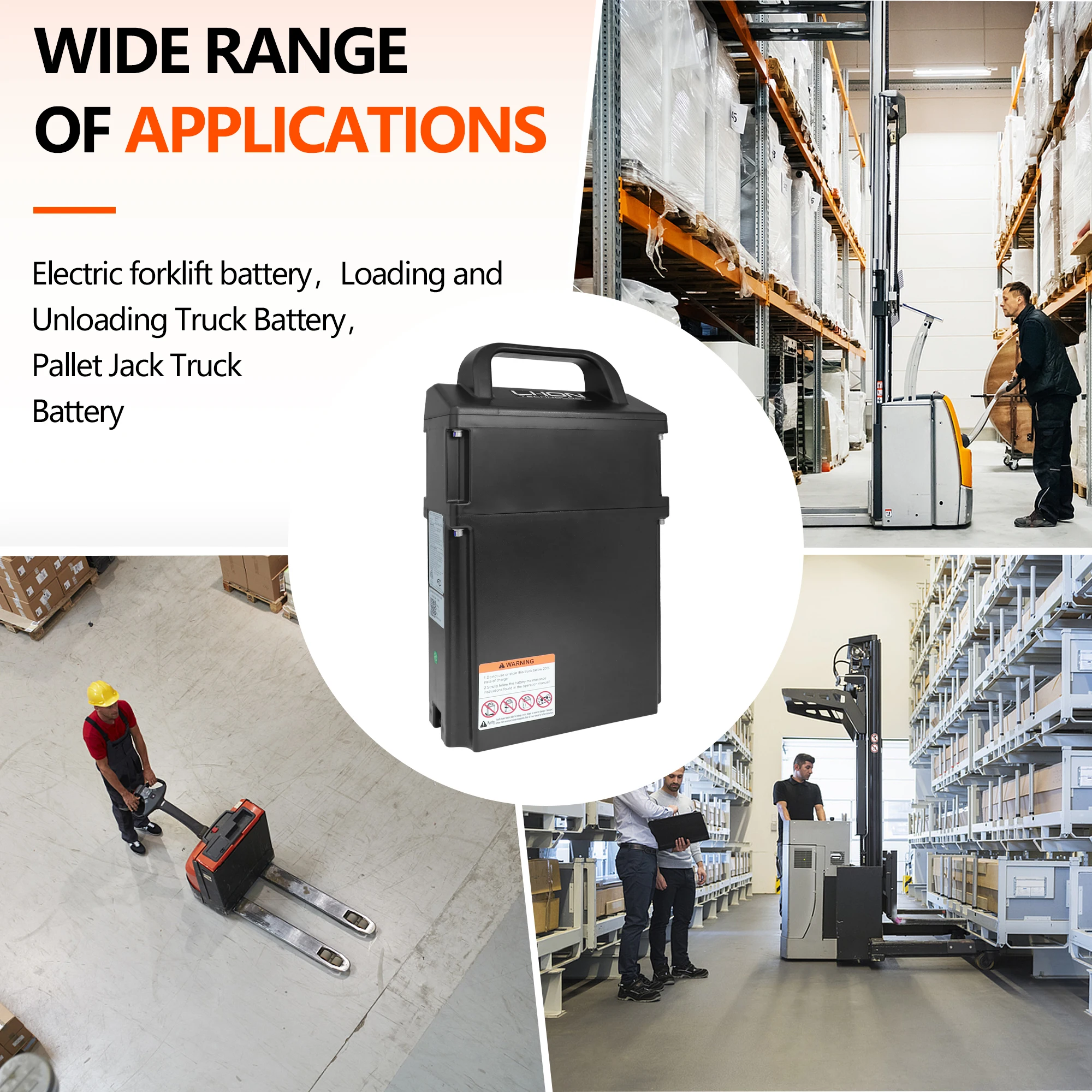 Batteria al Lio 48V 30Ah per Transpallet Big Joe LPT40 Batteria al Lio 48V 30Ah per Transpallet Big Joe LPT40