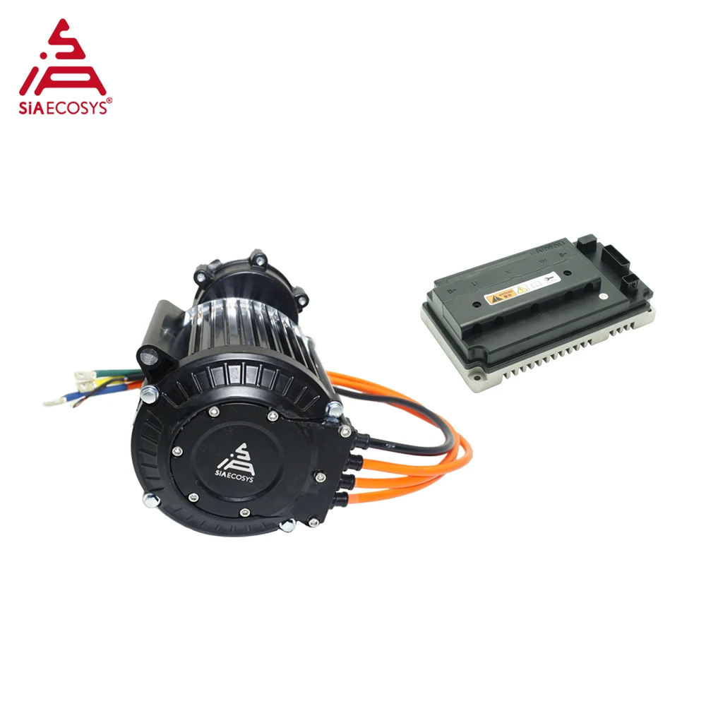 QS Motor QS120 60H 2000W V3 72V Mid Drive Motor with 1:2.35 Gearbox for Electric Motorcycle