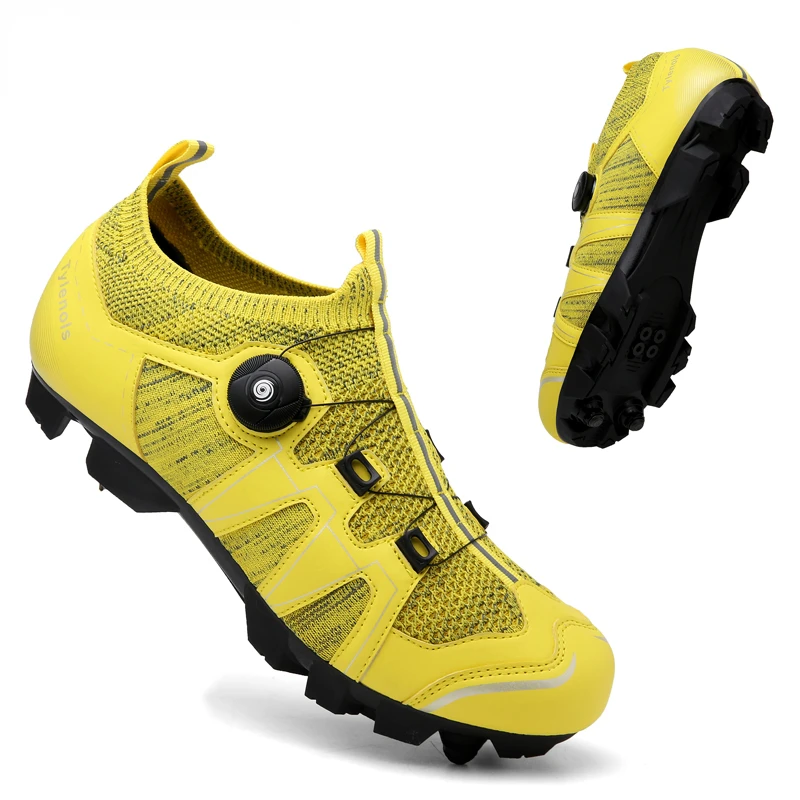 Cycling Shoes MTB Cycling Shoes Men Breathable Road Bike Shoes Cleats Racing Speed Sneakers Women Mountain Bicycle Footwear for Shimano SPD SL