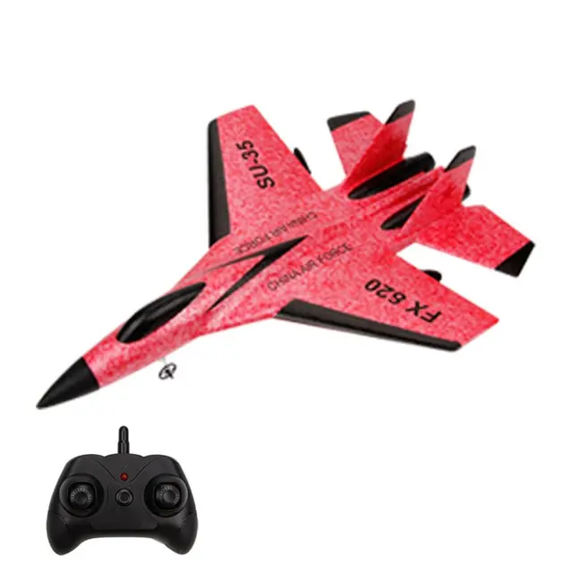 FX-620 SU-35 RC Remote Control Airplane 2.4G Remote Control Fighter Hobby Plane Glider Airplane EPP Foam Toys RC Plane Kids Gift