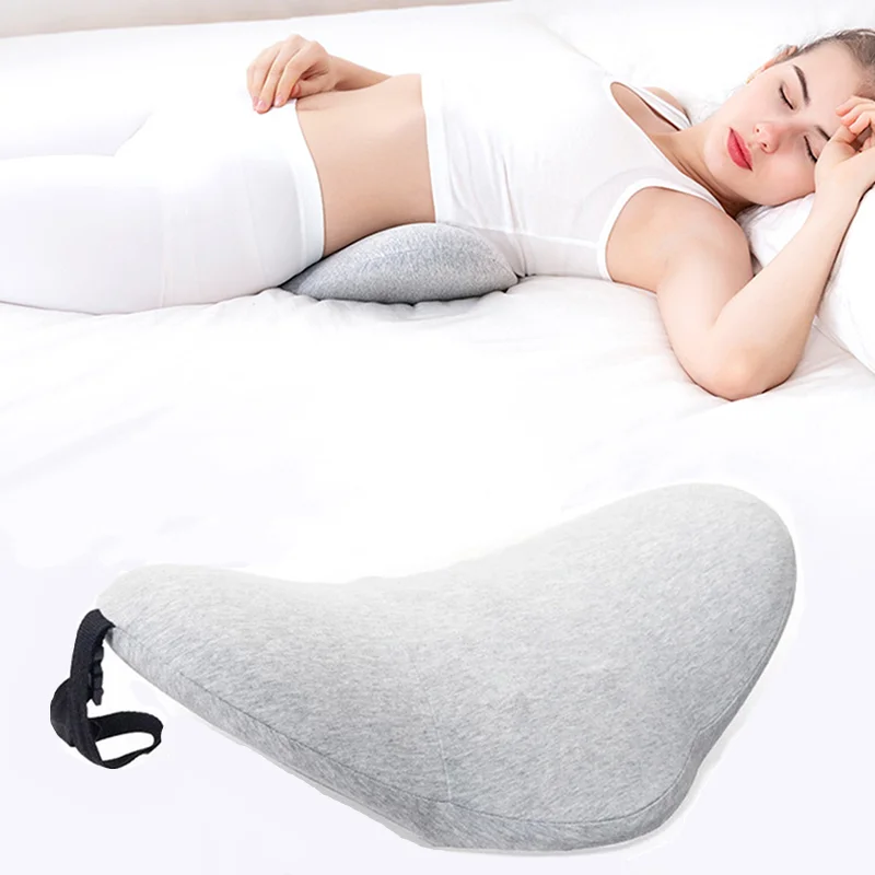 Mesh Car Pillow Lumbar Support Pillow Car Seat Waist Cushion Protect Spine Vertebral Low Back Cushion Bed Sleeping Pillow