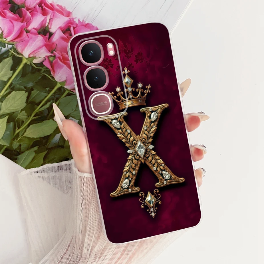 Stylish Crown Letters Soft Silicone Phone Case Cover