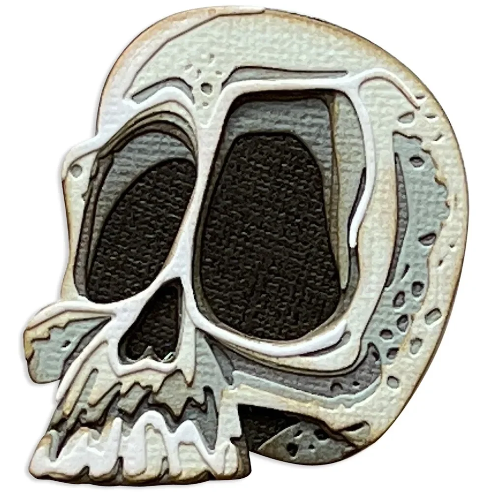 2023 Luglio New Retro Halloween Skeleton Pattern Metal Cutting Diy Making Paper Biglietto Di Auguri Scrapbooking No Clear Stamp