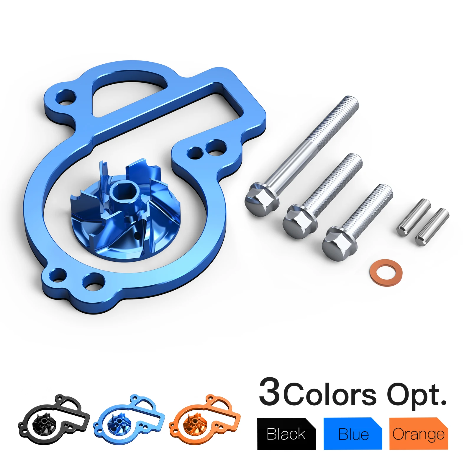 

For Husqvarna FE450 FE500 FES FX 2017-2024 2023 Motorcycle Oversized Water Pump Impeller Cooler FC450 FS450 FR450 RALLY FE501W