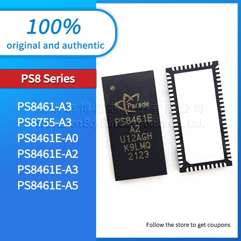 

Brand new original genuine PS8461E-A5 PS8461E-A3 PS8461E-A2 PS8461E-A0 PS8755-A3 PS8461-A3 Package QFN-66