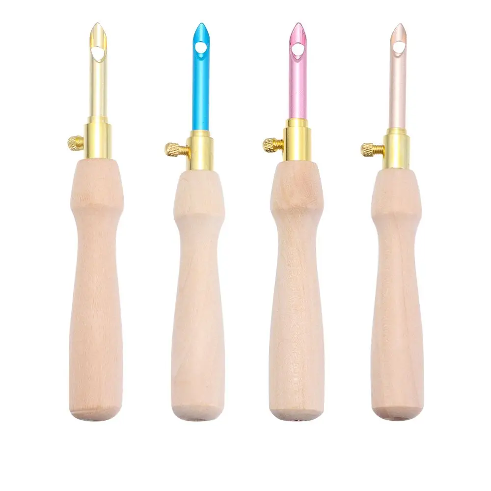 1pc Punch Needle Tool Kit Embroidery Stitching Punch Needle & Needle Threader Embroidery Poking