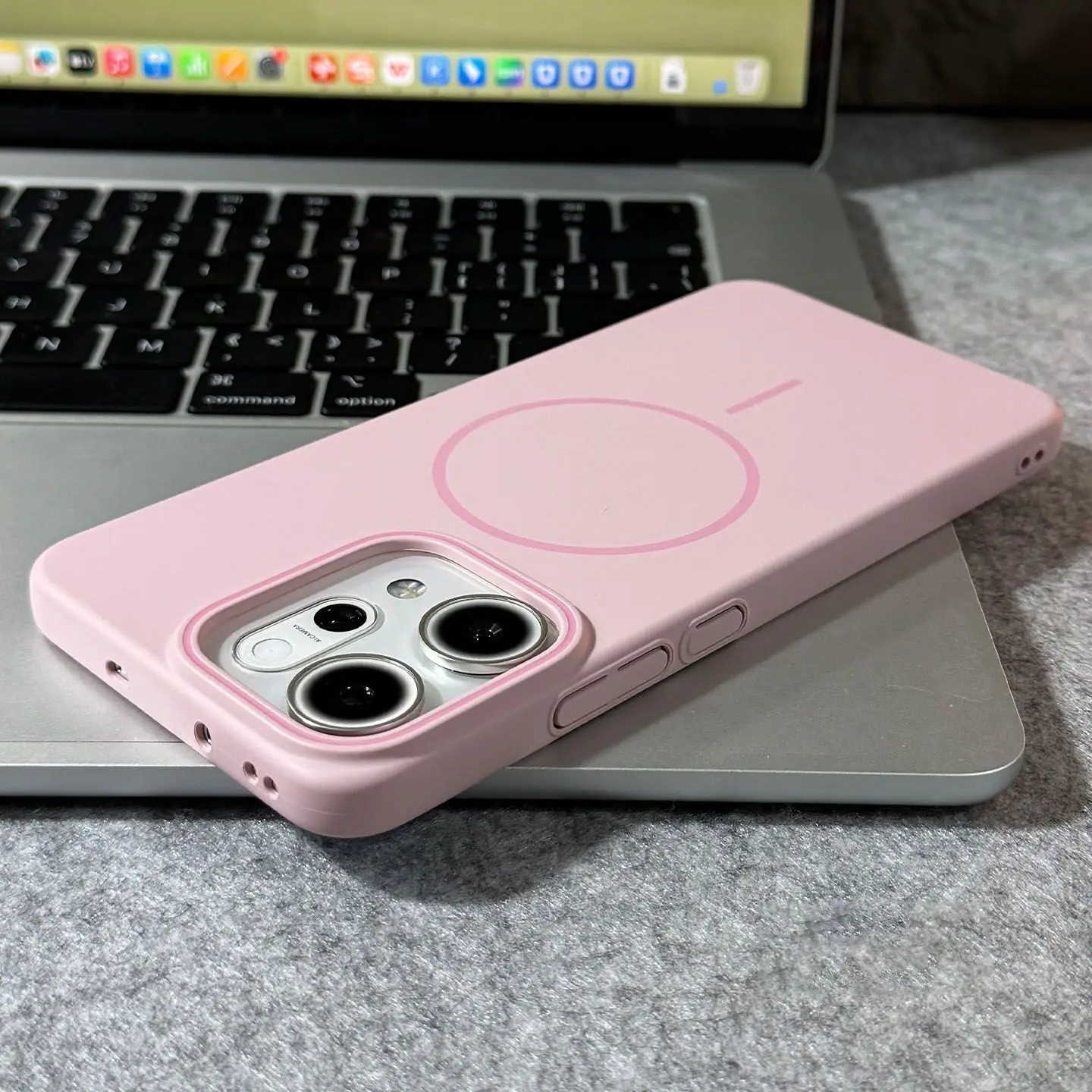 Soft Sand Magnetic Matte PC Cover - Skin Friendly Limited Edition Case
