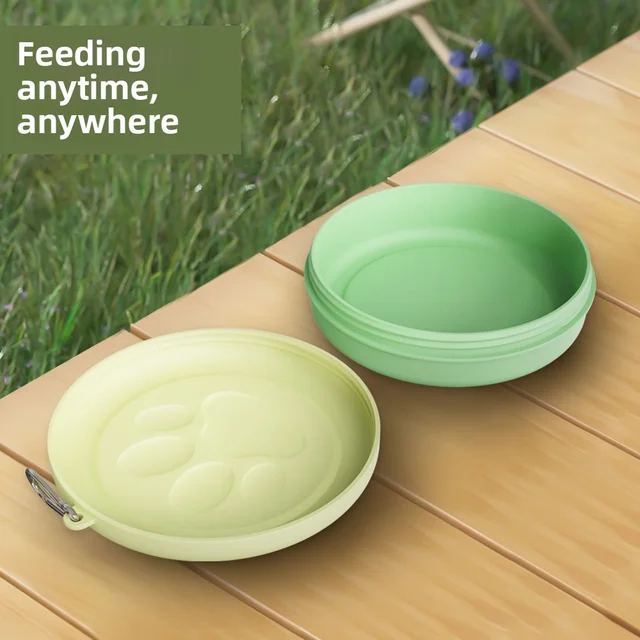 1pc  Pet Travel Bowl Pet Outdoor Portable Dog Food Bowl Snack Box Multifunctional Dog and Cat Outdoor Bowl Feeding Water 3