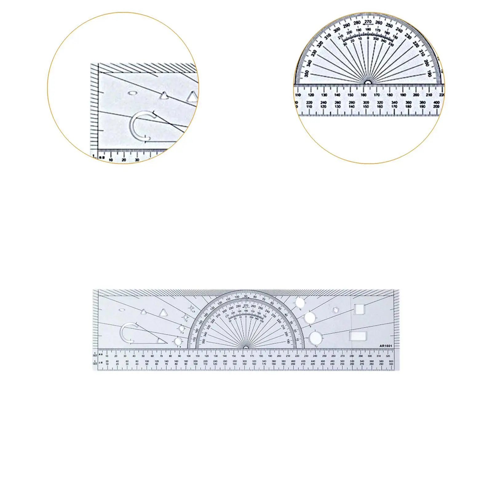 Aviation Navigation Plotter Practical Pilots Device Lightweight Portable Measurements Azimuth Planning Tool