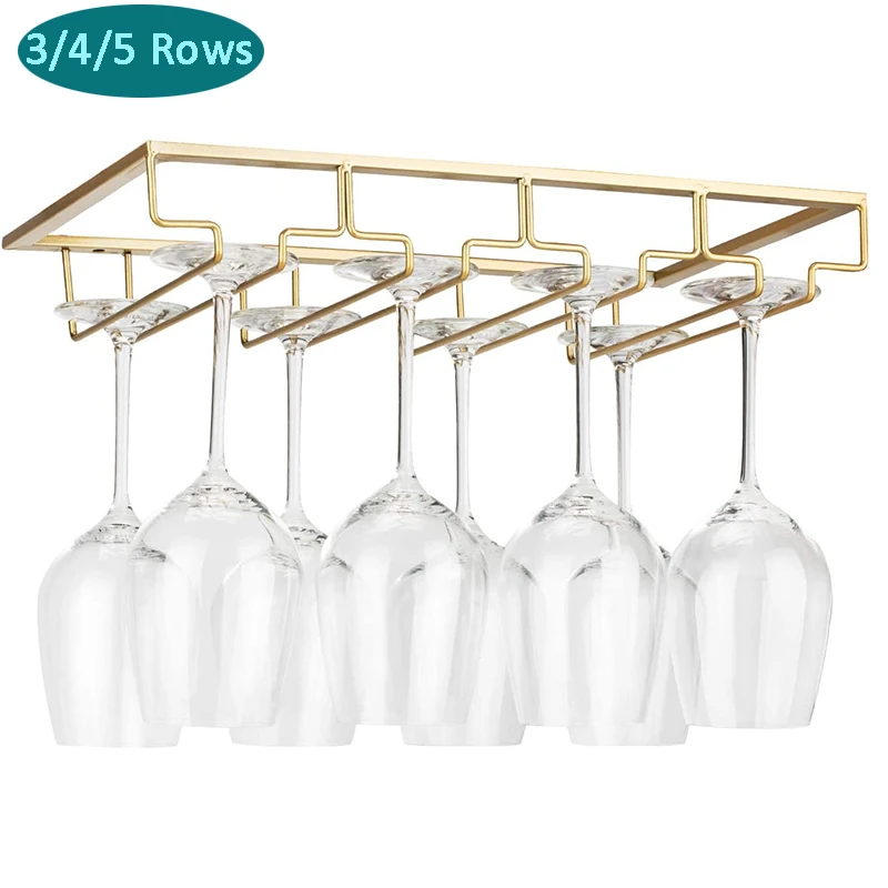 Wine Glass Rack Under Wine Stemware Holder Wine Glass Storage
