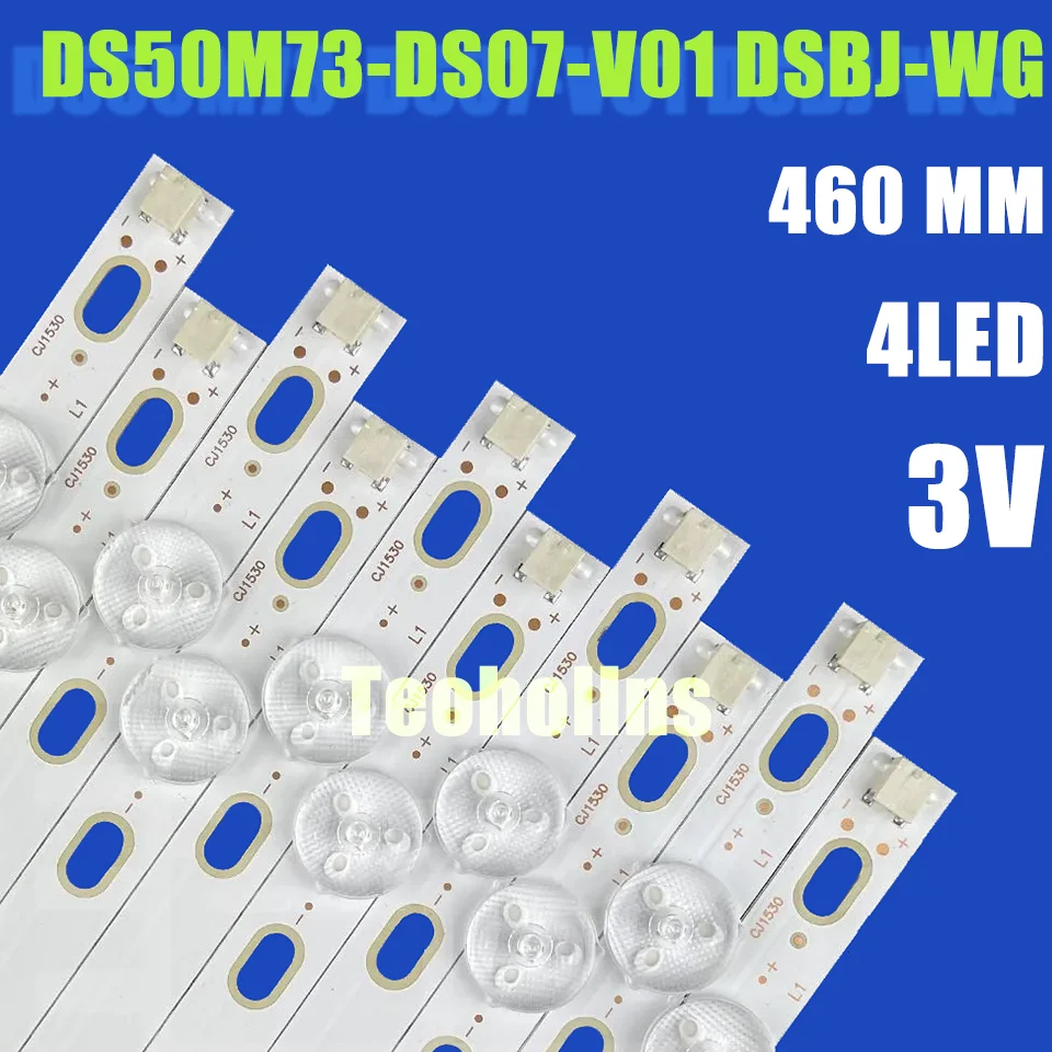 LED 백라이트 DS50M73-DS07-V01 DSBJ-WG 2W2006-DS50M7301-01 NES0NS 50F570T2 AKAI AKTV505 TI4910DLEDDS C50ANSMT-4K 50F470T