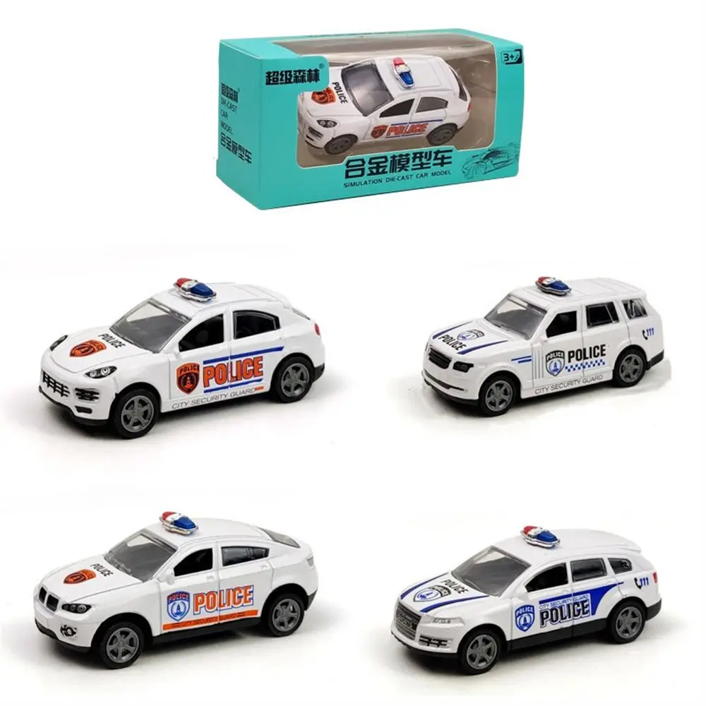

Simulation Police Toy Car Christmas Present Car Model Vehicles Toy Pull Back Car Alloy Return Car Metal Cars Model Kids Gift