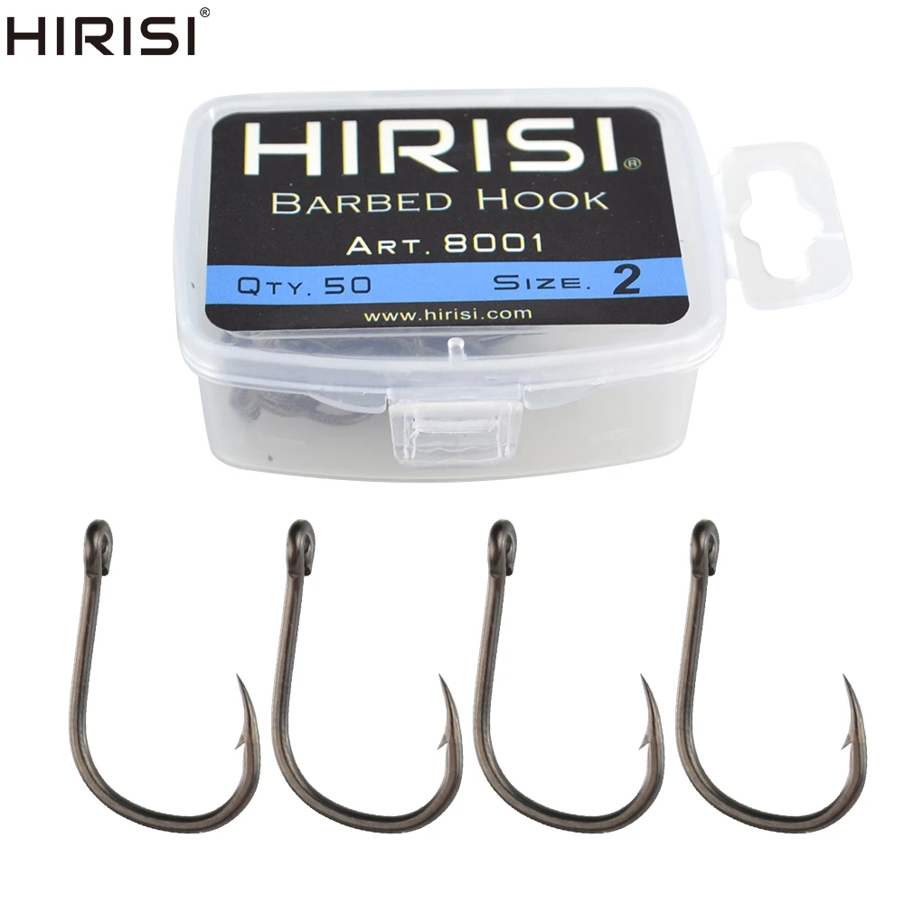 Carp Fishing Japan Tackle Hook Arrival Carbon Steel Carp Hook 50pcs