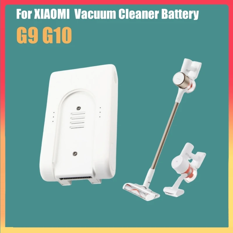 For XIAOMI G9 G10 G10pro G10plus G9plus Vacuum Cleaner Battery Pack with  Charging dock Rechargeable Lithium-Ion Battery 3000mAh - AliExpress