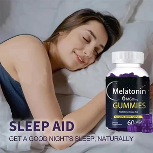 1 Bottle Melatonin Soft Candy for Adults to Help Sleep Relieve Stress Improve Sleep Adjust Jet Lag Soft Candy