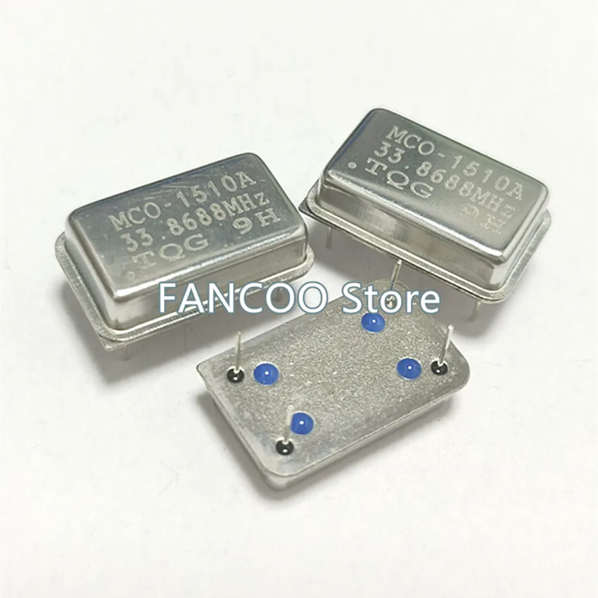 5pcs 6.144M 6.144MHZ 6.144 Crystal Oscillator Active OSC DIP-4 Rectangle Full Size 3.3V 5V 6.14400MHZ 6.14400M