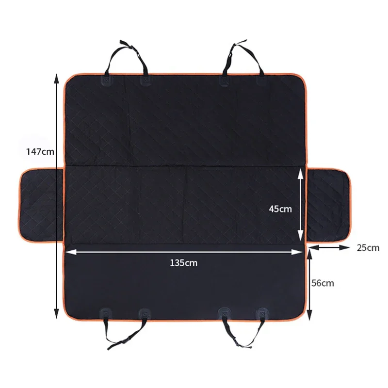 

Car Waterproof Seat Cover Rear Mat Carrier Protector Pet Travel For Back Dog Hammock Dogs Safety Pad