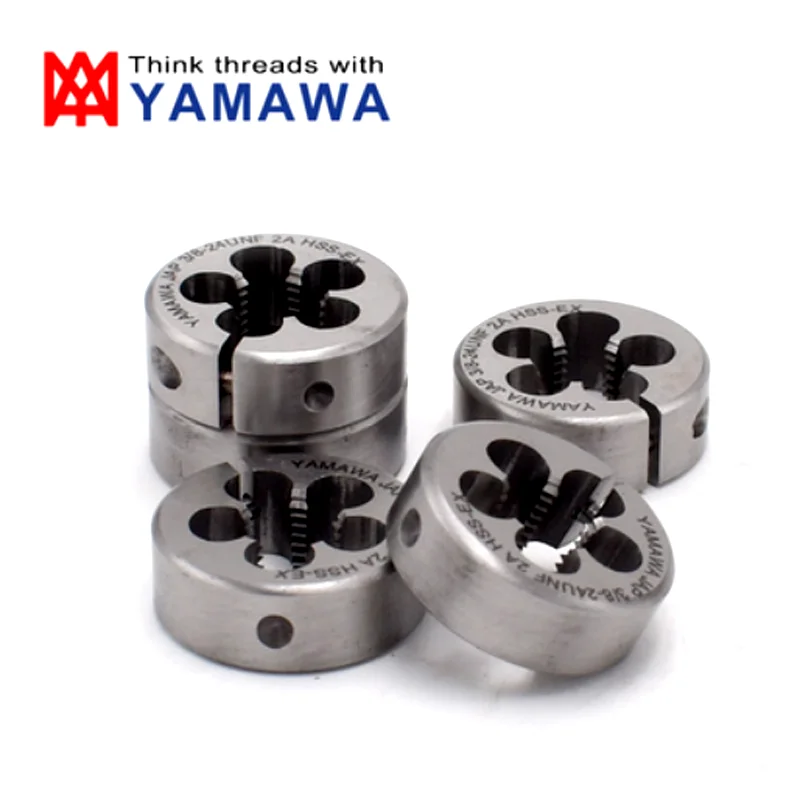 1PCS M2 LH-M9 LH YAMAWA HSSE 왼손잡이용 미터법 나사산 라운드 다이 M2M2.3M2.5M2.6M3M4M4.5M5M6M7M8M9 AR-D 나사산 다이