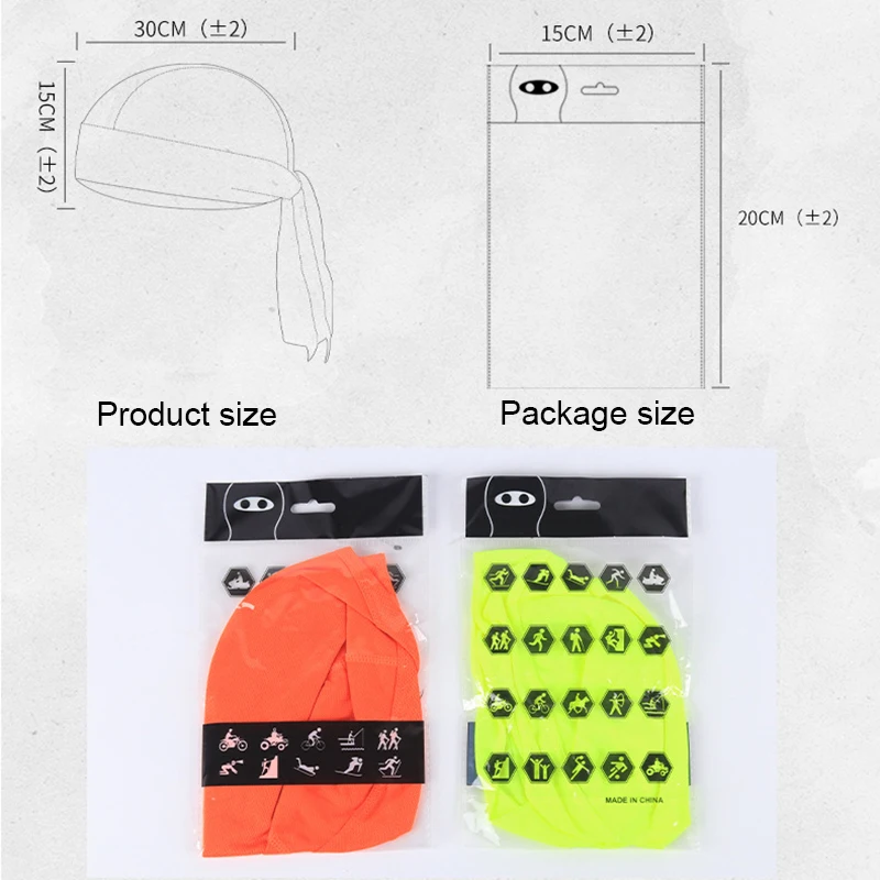 Cycling Pirate Cap Summer Quick Dry Bandana Bicycle Bike Outdoor Sports Hat Headband Breathable Helmet Liner for Men Women 4