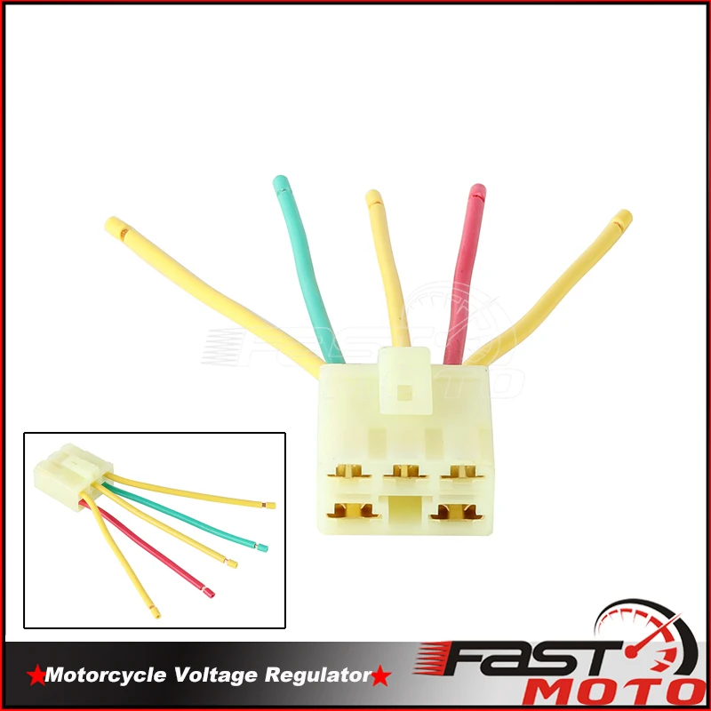 

Voltage Regulator Rectifier Plug Connector Replacement For Honda CBR 400 600 900 1100 Shadow NV750C VT750 VT125 VTR250 CBR250