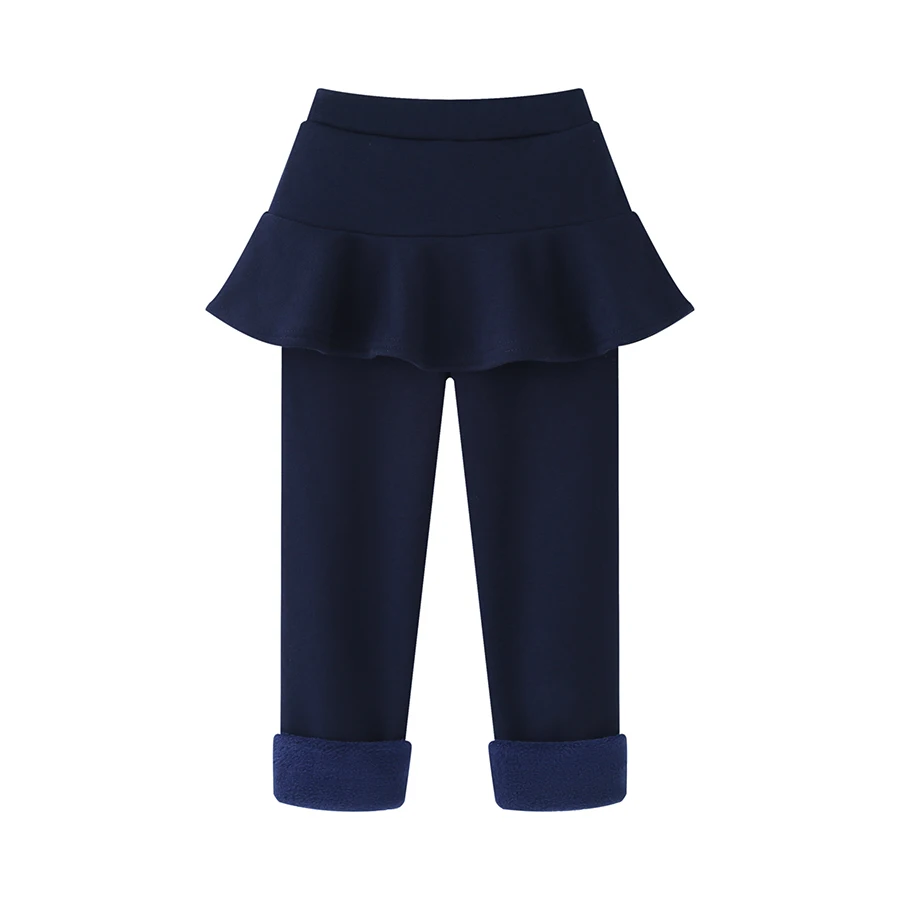 Toddler Girls Fleece Leggings With Skirt