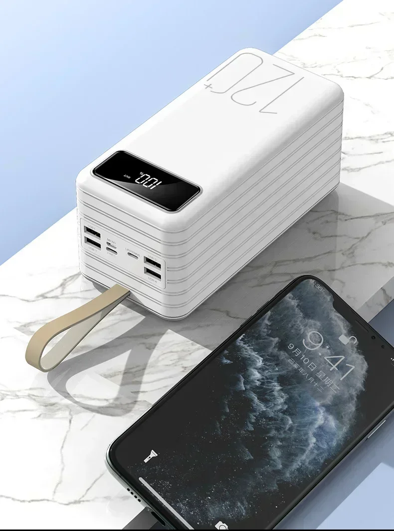 New 120W Super Fast Charging Power Bank 120000mAh Portable Charger Outdoor Battery Pack Power Supply for IPhone Xiaomi Huawei 17 S6aae24726dde4c2fb33c2c367dbebd6dE