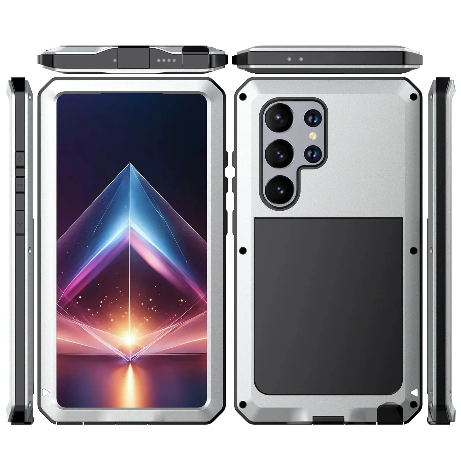 Ultra Protective Heavy Metal Anti-Drop Phone Case - Dustproof, Shockproof, Durable Design