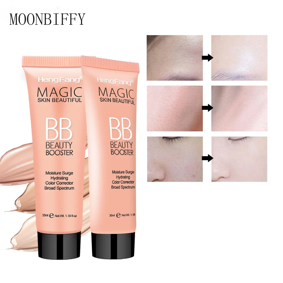 3 Colors BB Cream Long Lasting Liquid Foundation Waterproof Cover Acne Spot Natural Face Base Makeup Matte Concealer Cosmetic liquid foundation,makeup cosmetics,makeup cream,waterproof foundation,air cushion bb cream