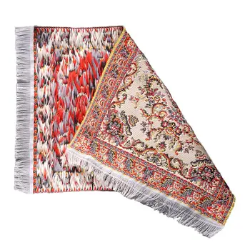 بساط منسوج مصغر على الطراز التركي ، سجادة دمية ، إكسسوارات دمية ، منزل لعب ، ديكور منزل صغير ، أغطية أرضية ، مقياس 3